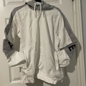 White and grey means hoodie